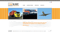 Desktop Screenshot of kmeinternational.com.ar